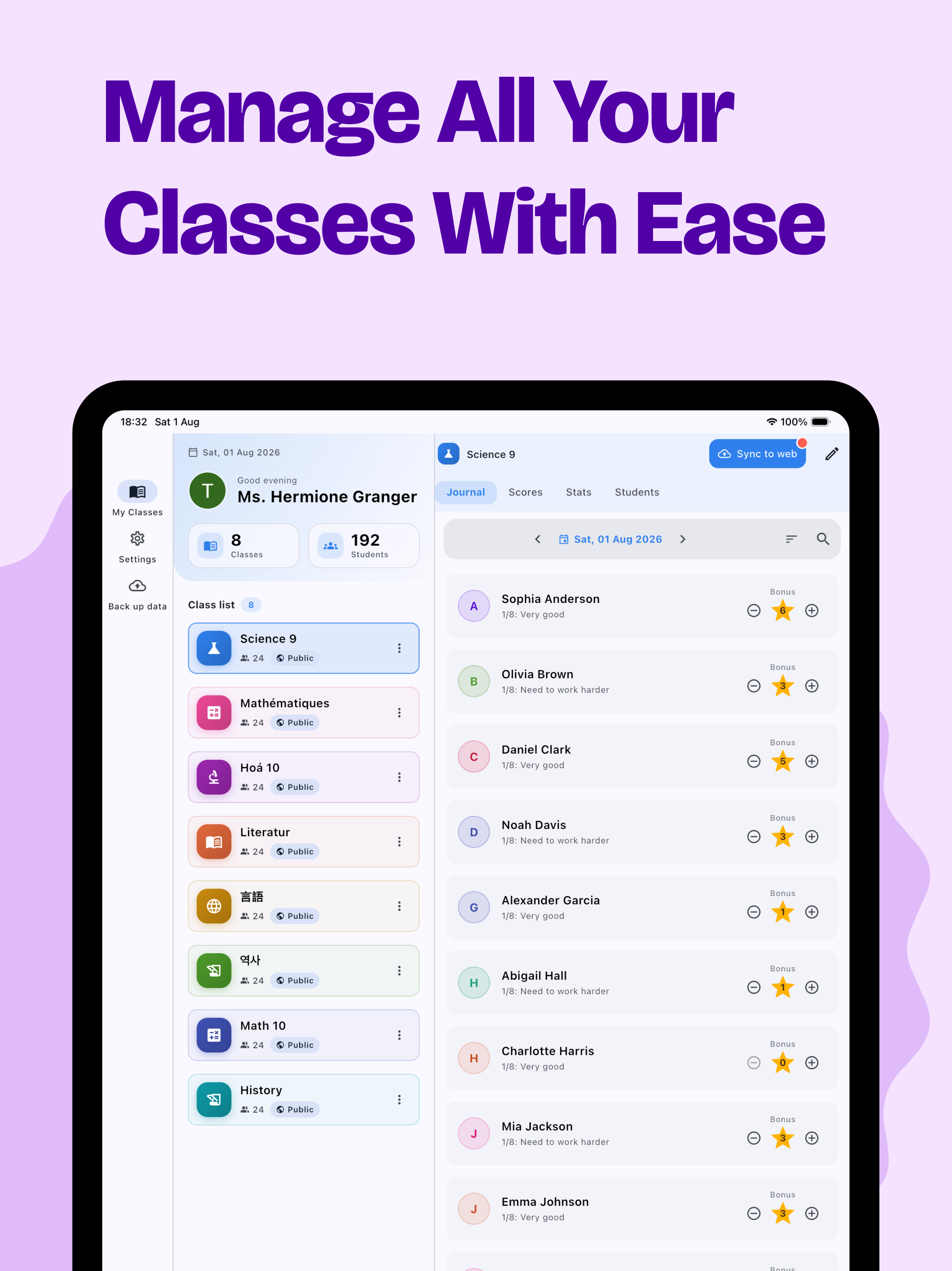 Chalkbook: Teacher Gradebook screenshot 8