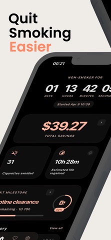SmokeBye: Quit Smoking Tracker Screenshot 1 of 5