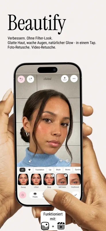 Clicked: AI Editor & Beautify screenshot 6 of 8