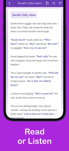 Tell Me: Bedtime Stories screenshot
