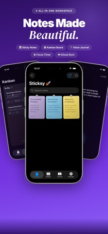Sticksy - Notepad iPhone screenshot
