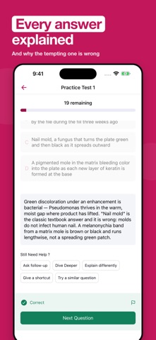 Nails Exam: Nail Tech Prep iPhone screenshot