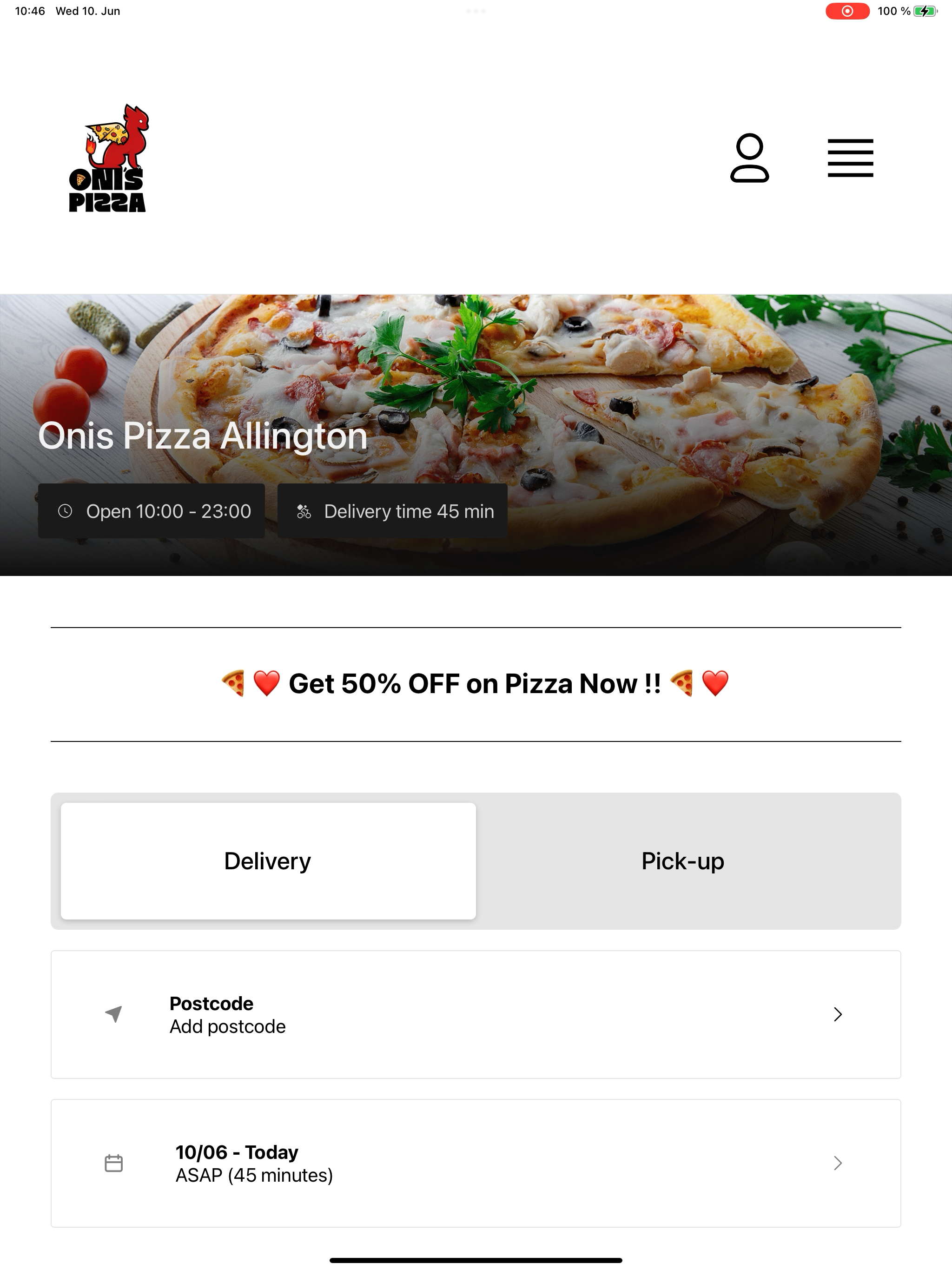 Onis Pizza Allington screenshot 5
