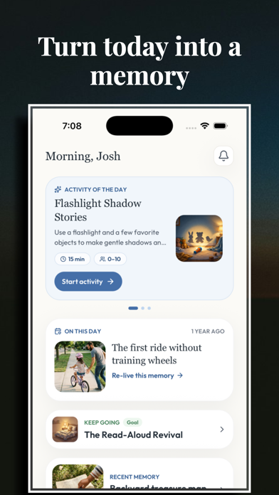 Dad Goals app screenshot