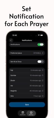 Prayer Times & Notifications Screenshot 3 of 8