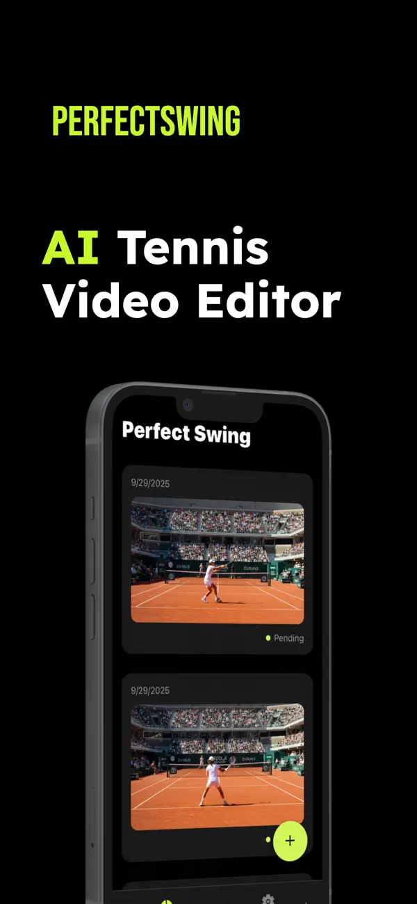 Perfect Swing:AI Tennis Editor