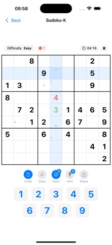Sudoku-K Screenshot 4 of 5