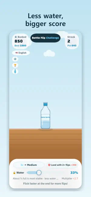 Bottle Flip: Water Challenge screenshot 2