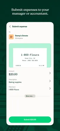 Expensifyのスクリーンショット（2/9）