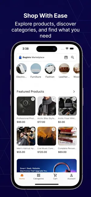 Bagisto MultiVendor App screenshot 1