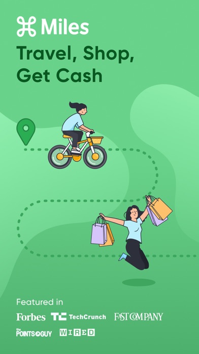 Miles - Travel, Shop, Get Cash Screenshot 1 - AppWisp.com Miles - Travel, Shop, Get Cash Screenshot 1 - AppWisp.com