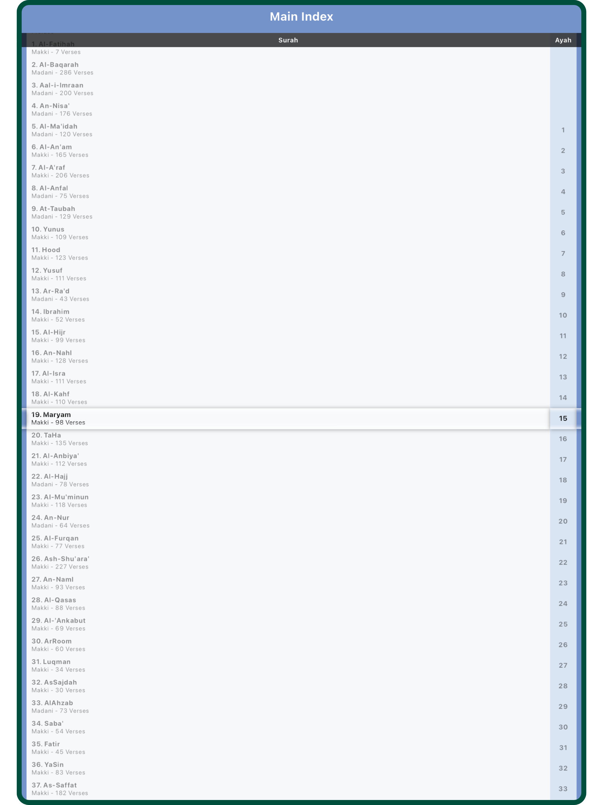 Quran Majeed screenshot 8