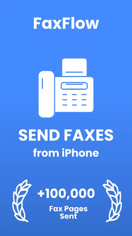 FaxFlow - Send Fax from iPhone screenshot 1 of 6