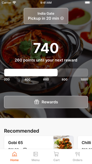 App screenshot