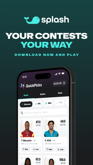 Splash Sports | Survivor & DFS iPhone screenshot 7