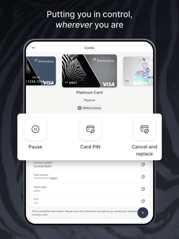 Investec Private Client iPad screenshot 5