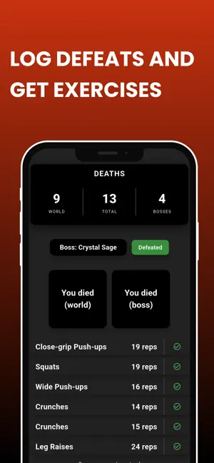 Fit Souls: Game Workout screenshot 2