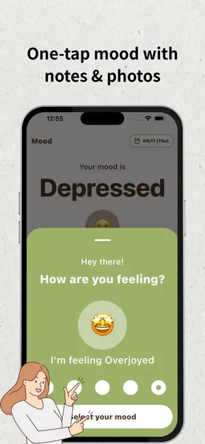 Pocket Mood Journal - private screenshot 1