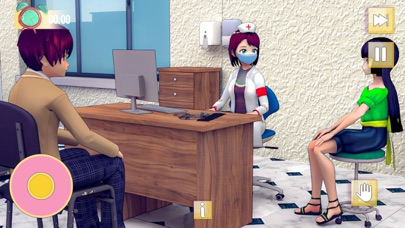 Pregnant Mom & Baby Anime Game Screenshot