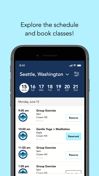 Crown Hill Fitness & Wellness iPhone screenshot 3 - Health & Fitness app