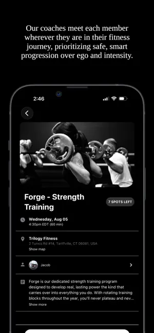 trilogy Fitness App 2.0 screenshot 4