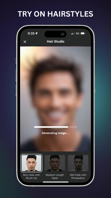 HairMax - AI Hair Stylist Screenshot
