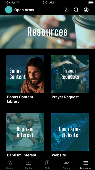 Open Arms CLT iPhone screenshot 3 - Education app