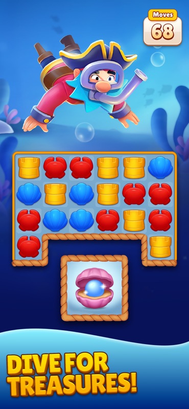 Pirate Match: Adventure Puzzle screenshot 3