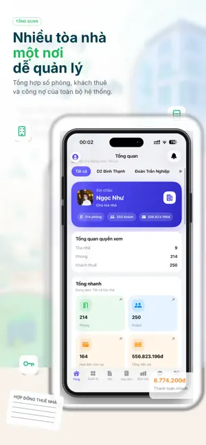 3W Quản lý nhà trọ screenshot 2