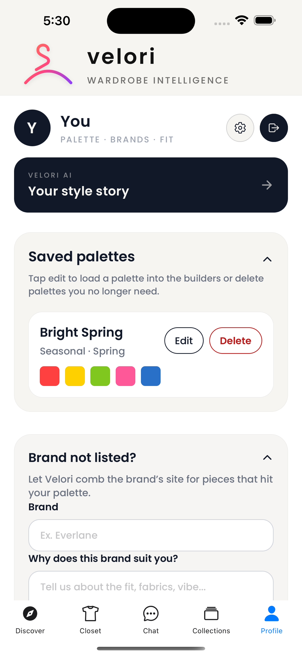 Velori screenshot 2