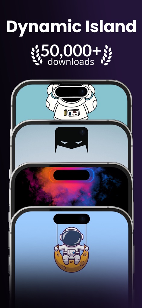 Dynamic Notch Island Wallpaper - Graphics & Design App | MWM