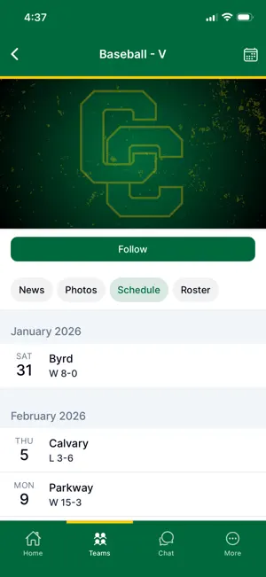 Cedar Creek Athletics screenshot 4