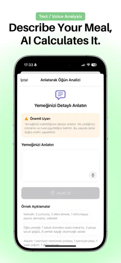 Kilo: AI Kalori Hesaplama iPhone Ekran Görüntüsü 5