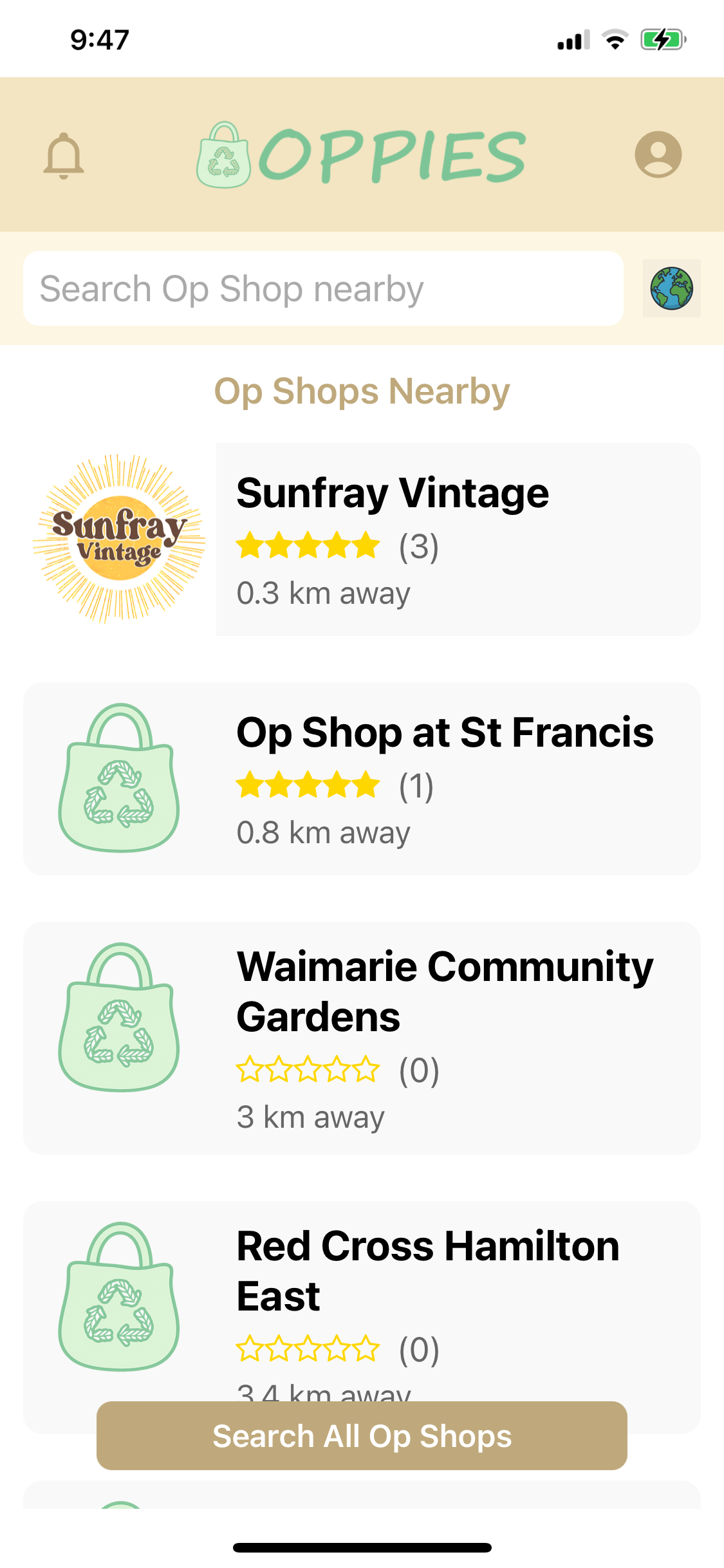 OPPIES - Op Shop Guide screenshot 3