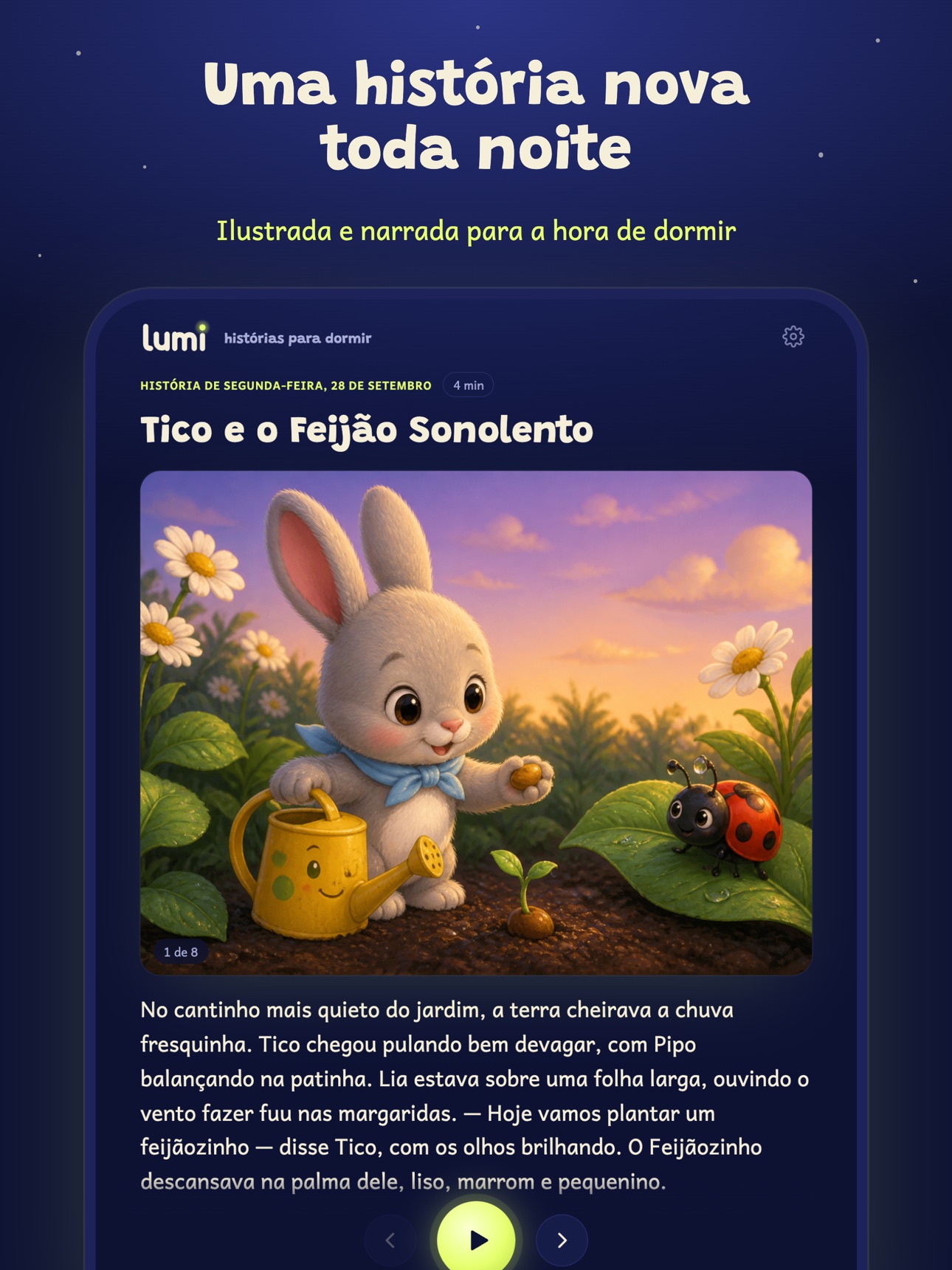 Screenshot 5 of Lumi: histórias para dormir