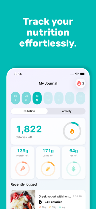 CIRCE: Calorie & Macro Counter Screenshot 1 of 9