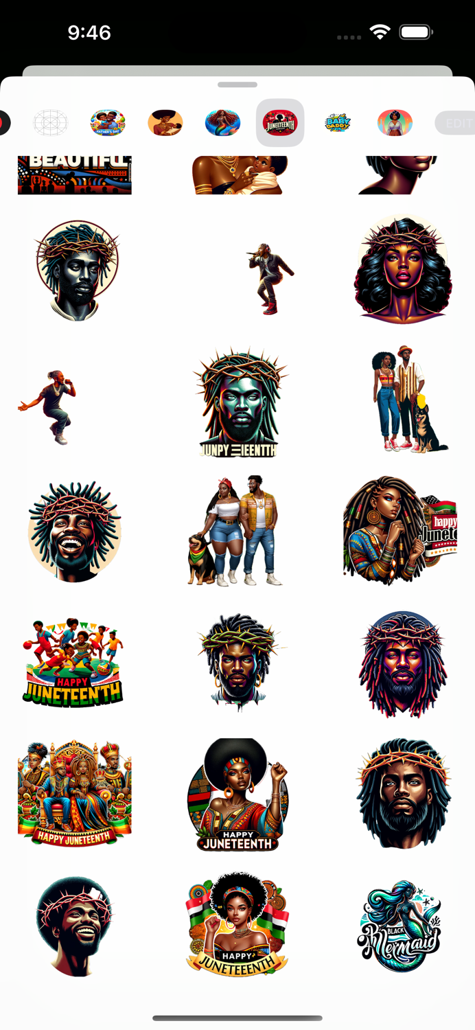 Juneteenth Concert Stickers