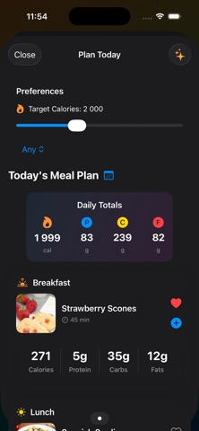 FoodLens screenshot