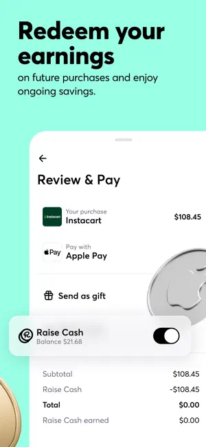 Raise: Cash Back & Gift Cards screenshot 3