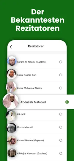 Screenshot von Koran 360: Al Quran Deutsch auf dem iPhone 6