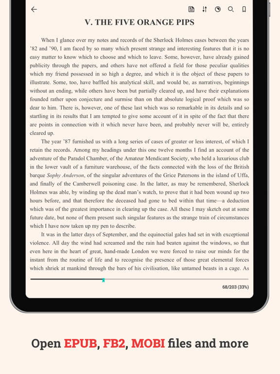 Books Reader - Pocket Library iPad screenshot 2 - Book app