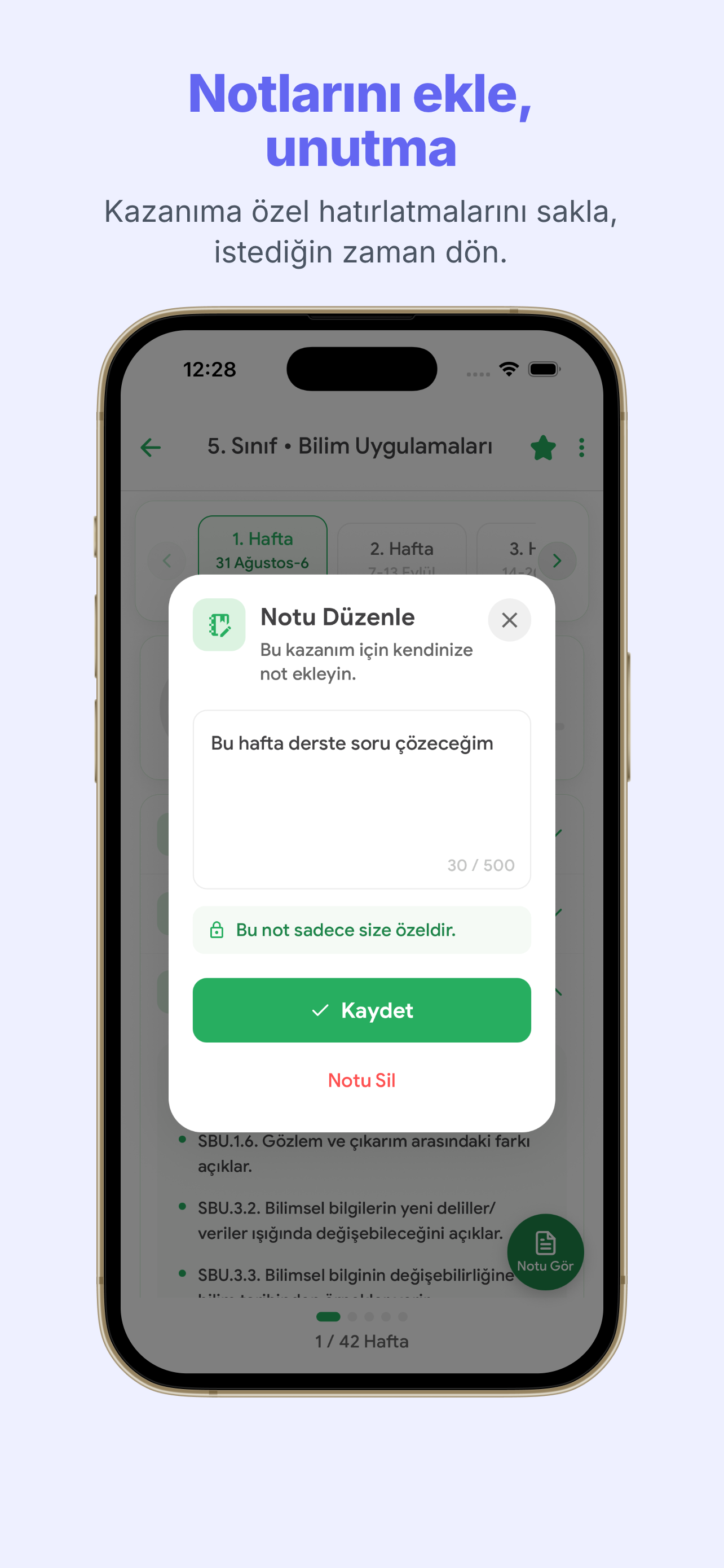 KazanımCepte: Öğretmen Asistan screenshot 6
