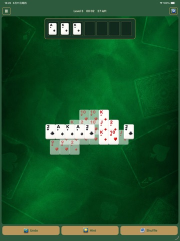 Calm Card Trio iPad screenshot