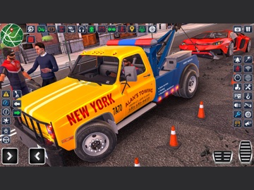 Open World Tow Truck Games 3D iPad screenshot