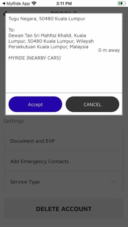 MyRide - The Partner App