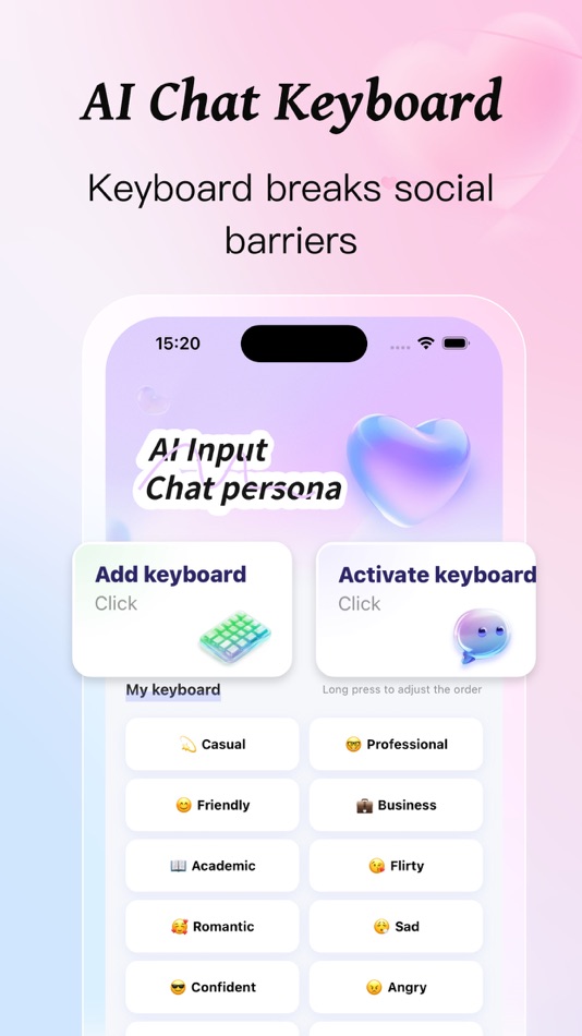 #1. LoveCode Keyboard (iOS) Oleh: 立桥 陈