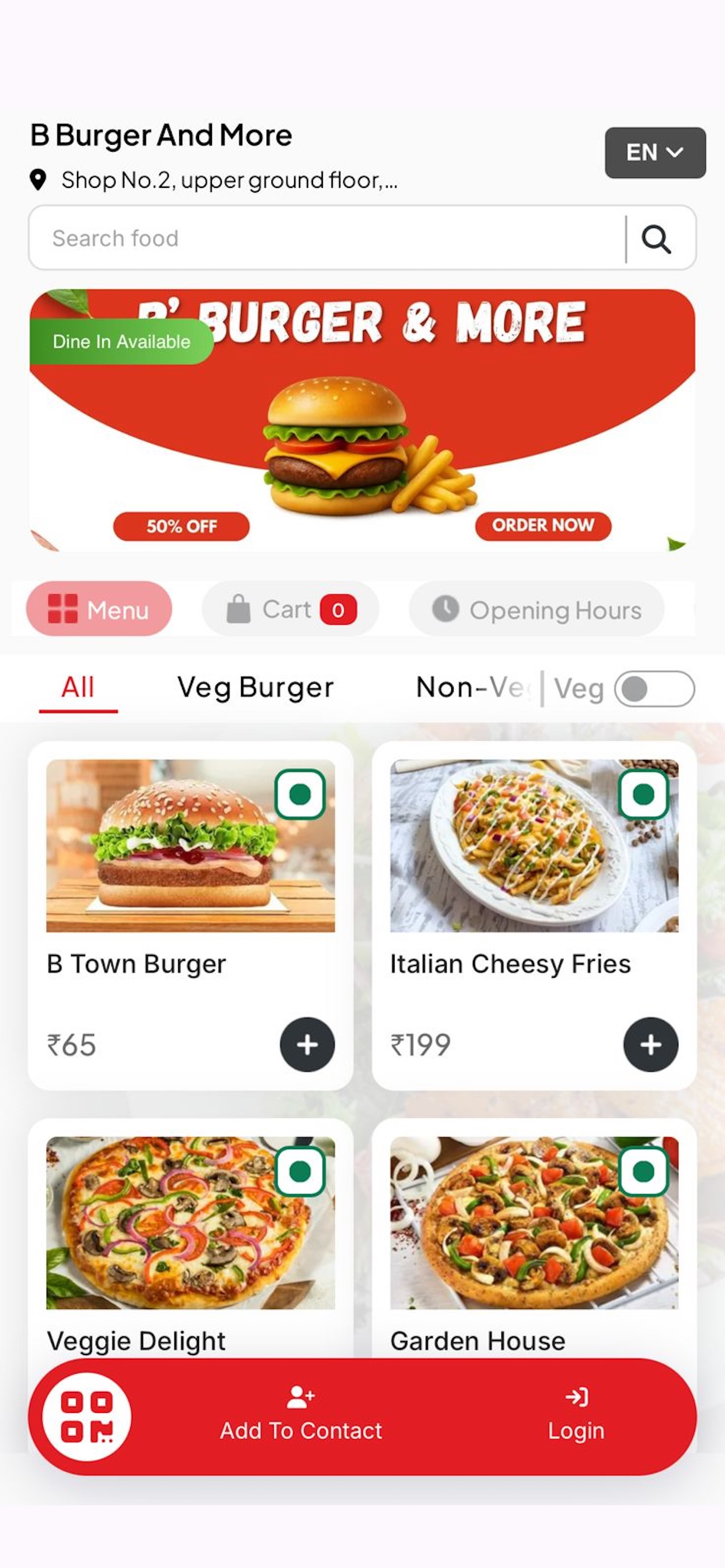 B Burger screenshot 2