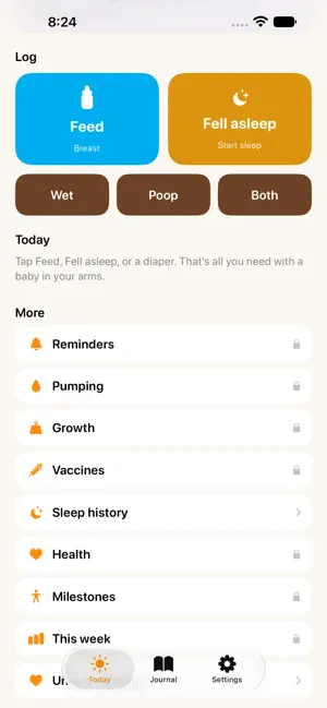 Lil Tracker: Newborn Baby Log screenshot 3