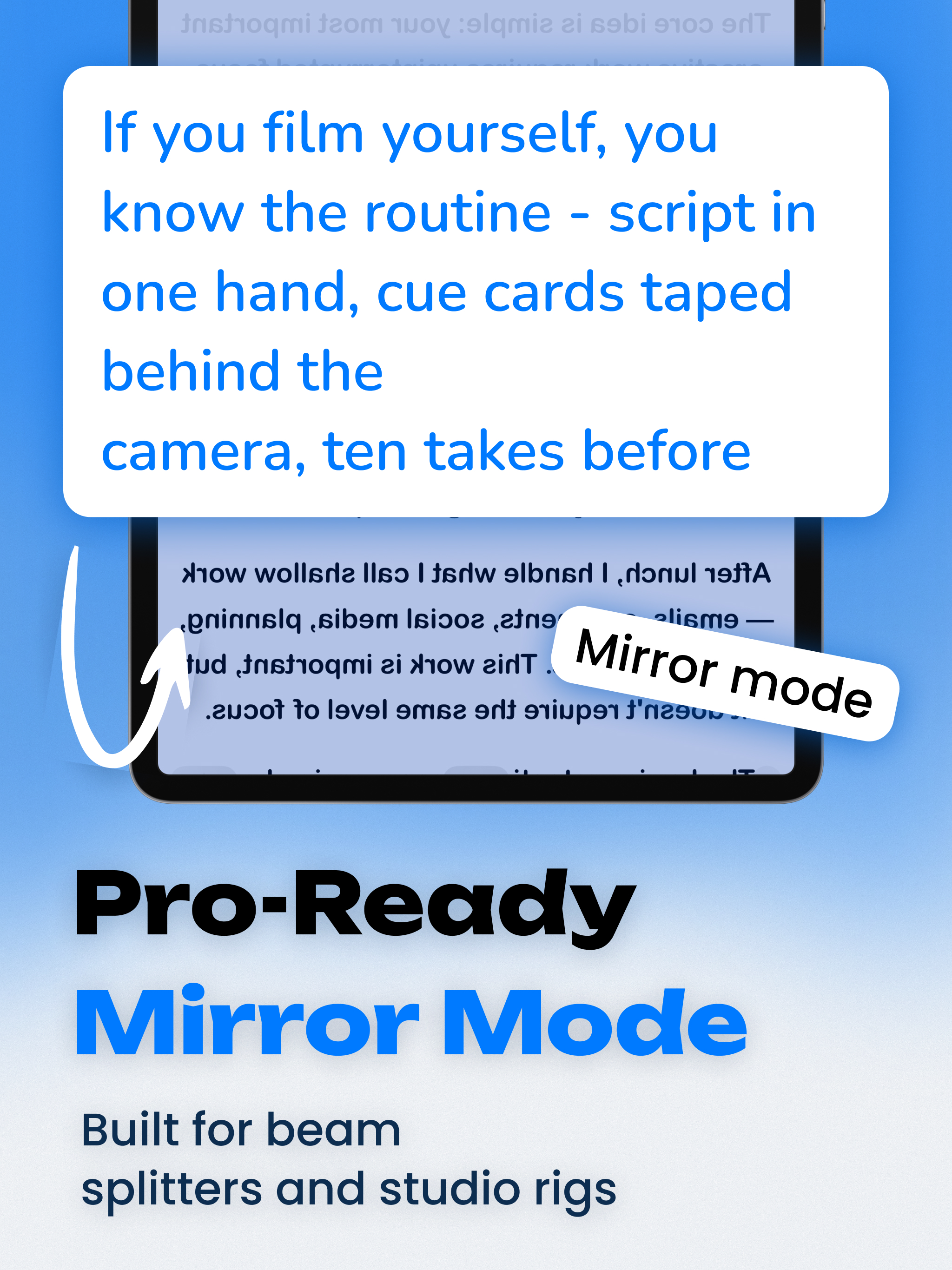 Teleprompter Script – CueSync