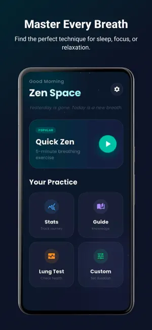 Zen Space Breathing screenshot 1